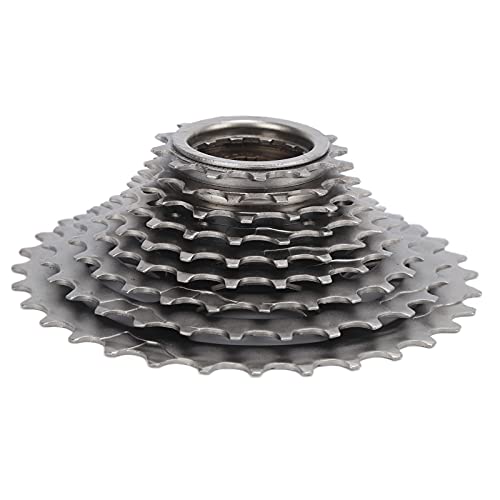 9 Speed 13 32T Bike Freewheel, Rust Proof Wear Resistant Bicycle Accessory, High Precision Thread for Stable Operation, Hollow D