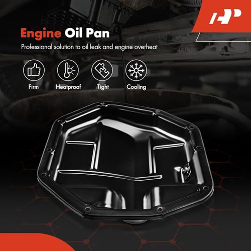 A-Premium Lower Engine Oil Pan Sump with Drain Plug Compatible with Nissan Cube 2009-2014 1.8L, Sentra 2007-2012 2.0L, Tiida 2007-2012 1.8L, Versa 2007-2012 1.8L, Replaces 11110-EN20A by A-premium - Image 3