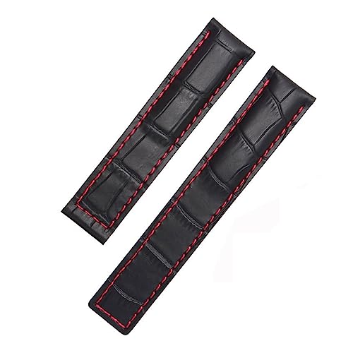 Bracelet en cuir véritable INEOUT 20mm 22mm compatible TAG Heuer boucle déployante