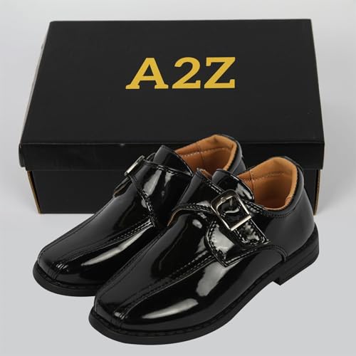 Chaussures d'école confortables et antidérapantes à boucle pour garçons - 6