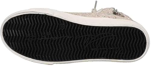 Vista 5 de VINTAGE HAVANA Las mujeres Hailey Glitter Studded High Lace Up Sneakers Casual Zapatos Casual - Plata