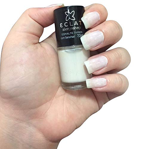 Esmalte Hidratante Hipôalergenico Eclat 7-FREE (Cravo Branco)