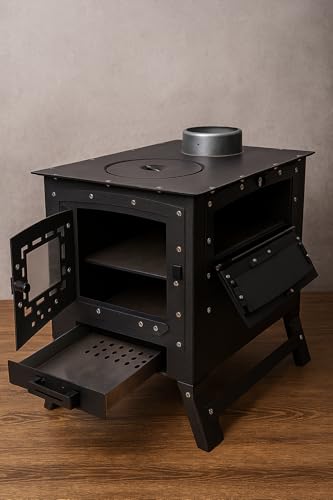 Dorello Portable Wood-Fired Camping Stove with Oven