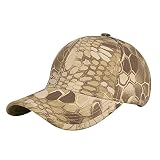 Cuwtheugwg Fluo Enfant Unisex Baseball Summer Hat Sun Protection Impression All- Baseball Caps Casquette Chasse Sanglier (Khaki, One Size)