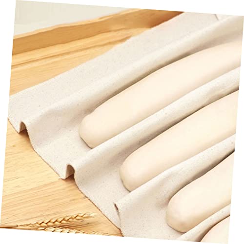 Cesta de pan de fermentación de algodón IMIKEYA reutilizable para repostería, 2 piezas 3