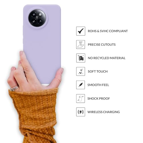 Image of SPRIG Compatible with Mi 14 CIVI Premium SilkTone Back Cover Drop Tested Shock Proof Mobile Case for Men, Women, Boys and Girls with Camera Protection (Light Purple)
