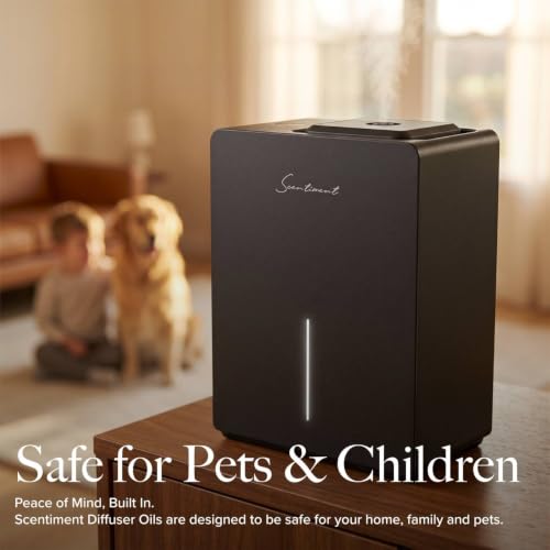 Scentiment Diffuser Pro 3 Discovery Kit | with Smart App & Customizable Intensity | Covers 2,000 Sq Ft | 3 120ml Luxury Hotel-Inspired Scents | The One, Ocean Breeze, Day Dream, Black - Image 4