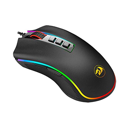 Mouse Gamer King Cobra USB 2.0 24000DPI Preto RGB Redragon - M711-FPS