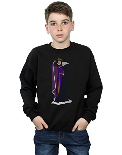 Disney Boys Snow White Classic Evil Queen Grimhilde Sweatshirt 7-8 Years Black