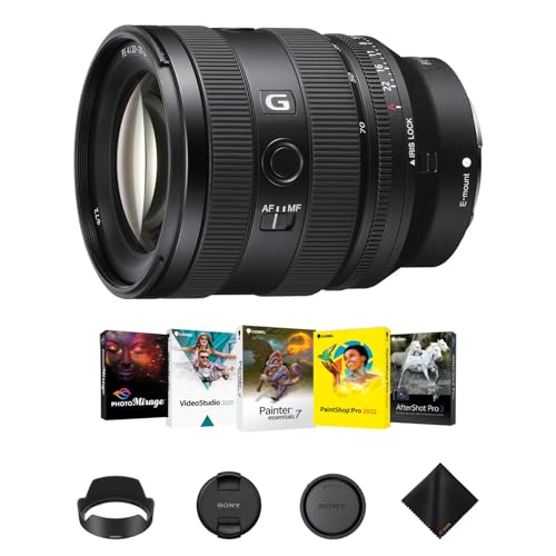Sony FE 20-70mm f/4 G �����Y E�}�E���g�J�����p | �t���t���[�����L�p�f�W�^���J���������Y Corel Art Suite�\�t�g�E�F�A�L�b�g�t�� Tiffen 77mm UV�v���e�N�^�[�t�B���^�[ - �G�b�Z���V�����o���h���L�b�g