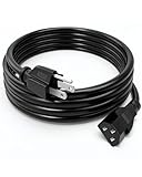 Matchwaves Power Cord Replacement for Traeger D2 Grills KIT0257, 3-Prong US Cable Compatible with Pro 575 & 780, Ironwood 650 & 885, Timberline 850 & 1300, Silverton 620 & 810, Century 885, 6ft, 1pcs