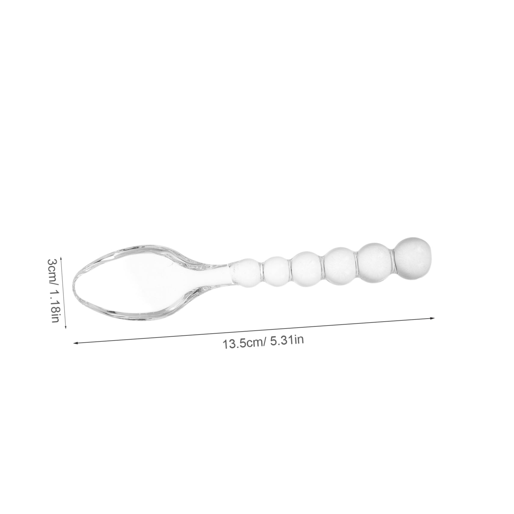 NAMOARLY Glass Spoons Versatile Demitasse Spoons for Pastries Ice and Desserts Easy to Clean and Elegant Design for Spice Jars Coffee and Tea Use