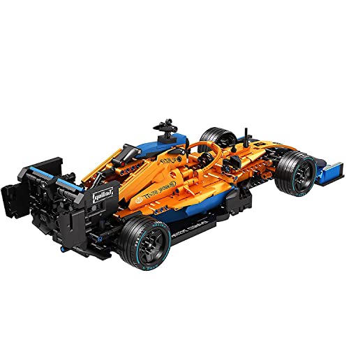 NEWRICE Formel 1 Rennwagen-Bauspielzeugsets Kit,MOC Modellauto im Maßstab 1:12,Sammelbares F1-Rennwagen-Spielzeug,für… – Bild 4