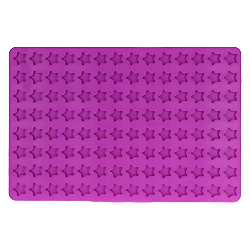 Onewer シリコンビスケット型、犬のクッキー型、犬のクッキー型 112 穴 5 つの尖った星型シリコン ビスケット型 DIY チョコレート キャンディ用