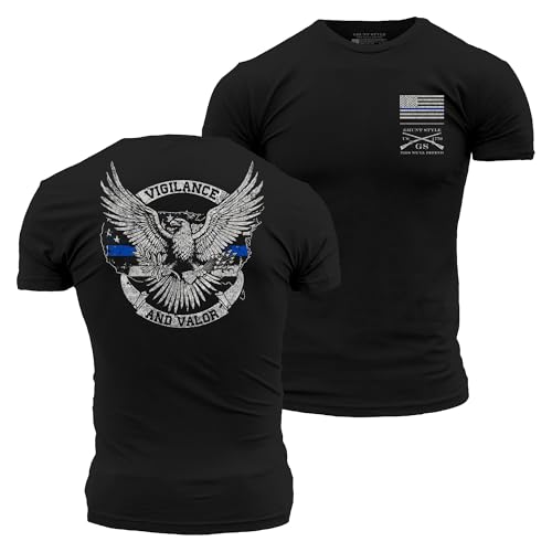Grunt Style Vigilance and Valor Men's T-Shirt