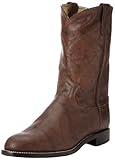 JUSTIN Boots Men's Performance Ropers Equestrian Boot, Dark Brown Marbled Deerlite, 9 UK