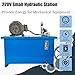 Yokoma Small Hydraulic System Gear Pump Electric Hydraulic Power Pump Station 220V Electric Power Unit with 80L Tank for Industrial Equipment, 220V Triple Phase