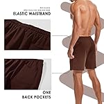 AMY COULEE Mens Athletic Workout Shorts 5.5" Cotton Casual Shorts Elastic Waist Joggers Sports Sweat Shorts - Image 4