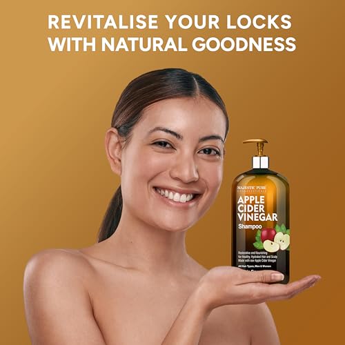 Majestic Pure APPLECIDERVINEGARSHAMPOO16OZ-FBA Apple Cider Vinegar Shampoo - Restores Shine & Reduces Itchy Scalp thumb #3