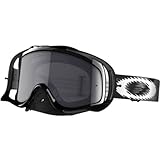 Oakley Crowbar MX Speed Adult Dirt MotoX/Off-Road/Dirt Bike Motorcycle Goggles Eyewear - Jet Black/Dark Grey/One Size Fits All