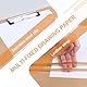 CPROSP Drawing Board Wooden 43 * 32 cm, Wooden Sketch Board mit Dreieck Eckenschutz, Robustem Clip und Gummibändern, Tragbar klemmbrett zum Malen im Klassenzimmer und Atelier