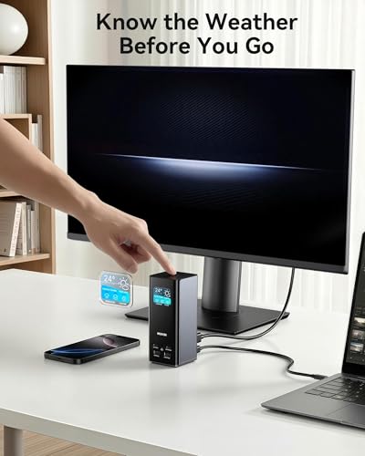 Image of USB C Docking Station 3 Monitors, MOKiN Triple Display Docking Station with 3 HDMI& 2 DP,10G USB A /C,Gigabit Ethernet, 100W PD, Audio,Smart Display,SD /TF, Laptop Dock for Mac /Dell /Hp etc