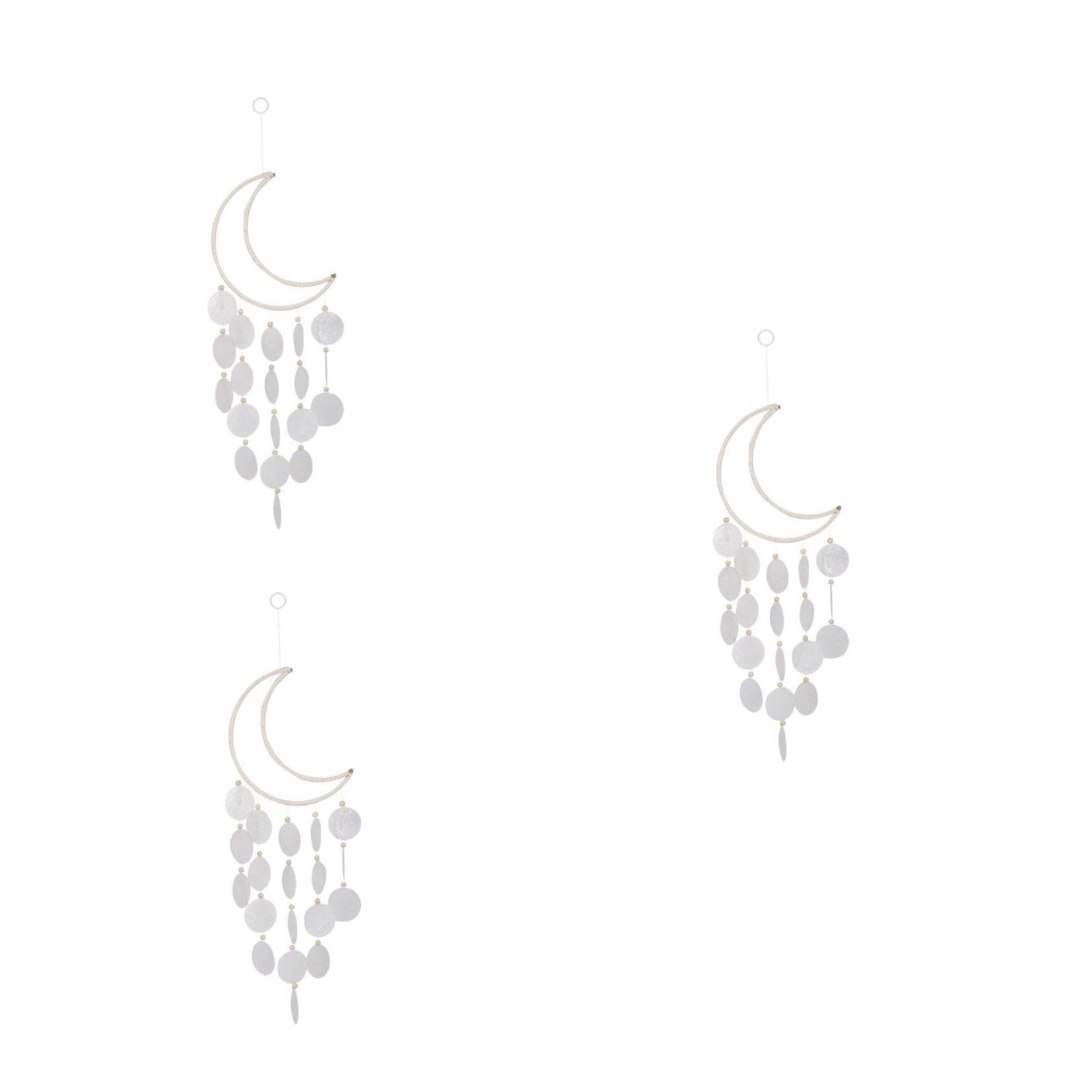 Carillons éoliens de chambre Toyvian en coquillage naturel pour décoration murale chic