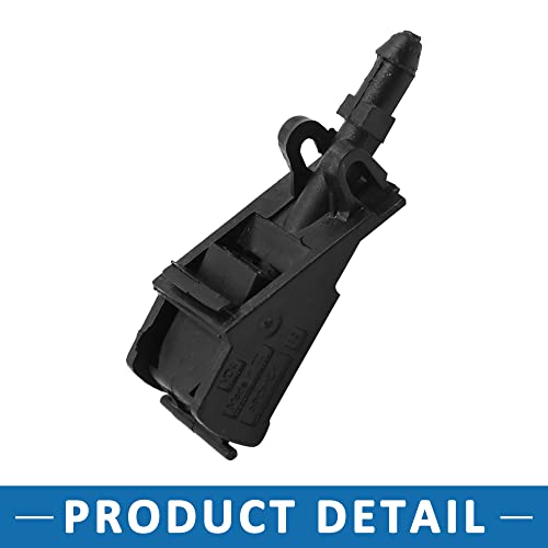 A Absopro Windshield Window Washer Nozzle 6E0955985B Wiper Nozzle Spray Jet For Volkswagen Golf 1999-2006 2 Pcs #TOP5