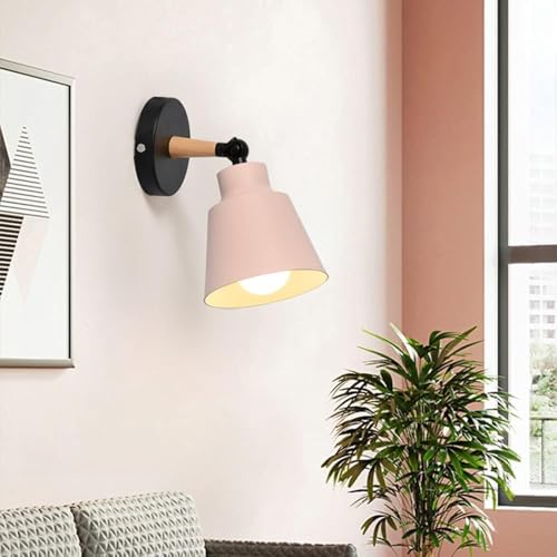 Aplique de pared de metal con acabado de ángulo ajustable, lámpara de noche, lámparas de pared compatibles con ., baño, loft, decoración de pared, para salón