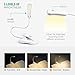 Vekkia Rechargeable Book Light - Includes 6 LED White Book Light and The Newest Neck Reading Light