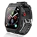 Waterproof Cases Apple Watch for 44mm Series 4/5, Rugged Shockproof Impact Resistant 360°Protective Built-in Screen Protector with Series 4/5 Soft Bands for Apple iWatch Series 4 44mm (Black)