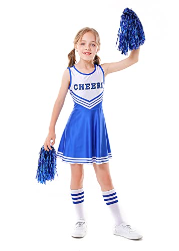 LMYOVE Vibrant Girls' Cheerleading Dresses CHEERS Print