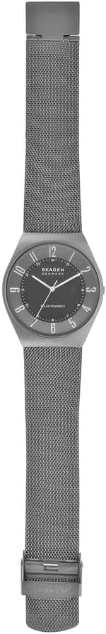 Diagram showing Skagen Grenen watch dimensions: 37mm case size, 22mm strap width, 7mm case thickness