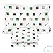 Saturday Park Minecraft Emblematic Twin Sheet Set - 3 Piece 100% Organic Cotton Sheets Features Creeper, Alex & Steve - GOTS & Oeko-TEX Certified (Minecraft Official)