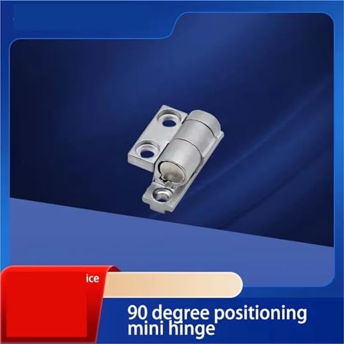 Mini charnière 90 degrés avec amortissement axe de rotation réglable pour coffret et petit clapet