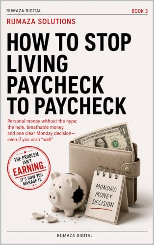How to Stop Living Paycheck to Paycheck: Personal money system for people who earn well but still hit zero: breathing-room money, the hole, and one Monday decision (RUMAZA SOLUTIONS Book 3)