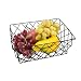 TTFABC Rectangulaire Fruit Basket, fer forgé créatif géométrique Assiette Snack Ménage compotier