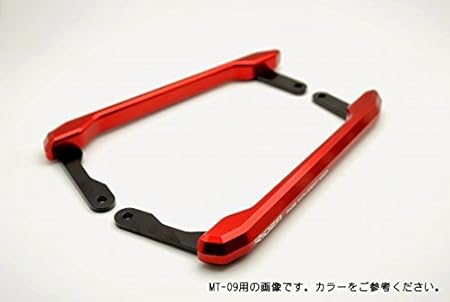 Amazon Ridea アルミ削り出しグラブバー レッド Ph Y02 Rd Yamaha Yzf R25 Yzf R3 Ph Y02 Rd グラブバー 車 バイク