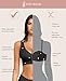 FeelinGirl Post Surgery Compression Bra Soft Support for Mastectomy Breast Augmentation Breast Lift Bra Black M