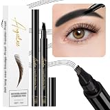Eyebrow Pen, Microblading Eye Brow Pencil, Micro 4 Point Makeup Pens for Natural and Hair-Like Strok