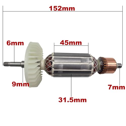 Guognehs AC220V-240V Armature Rotor Anchor Stator Replacement for Rotary Hammer 9554NB - Thumbnail 2