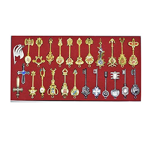 SOOYOOYOO Anime Cosplay Porte-clés Natsu Collier Gray Fullbuster Pendentif Pour Fairy Tail Jeu de Rôle [Le Porte-clés N'est Pas Vendu Ou Créé Par Fairy...