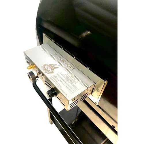 WPPO Traditional 25" Dual Fueled Pizza Oven With Gas Attachment- Wood and Gas Powered - Capable of Reaching Scorching Temperatures within Minutes - Image 6