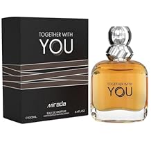 MIRADA Together With You, Mens Eau de Parfum EDP 3.4 FL. Oz 100ml, Mens Perfume with Notes of Melon, Pink Pepper, Violet, Mint, Cardamom, Pineapple, Cinnamon, Sage, Lavender, Vanilla, Chestnut