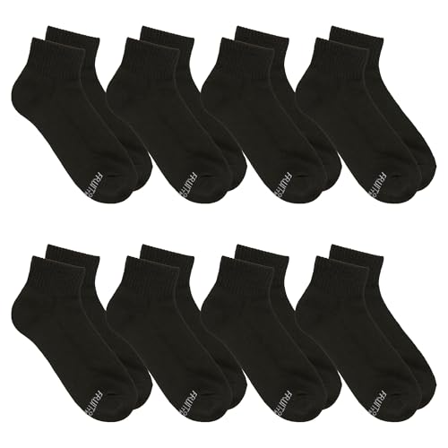 Fruit of the Loom Women's Everyday Basics Socks, Ankle - 8 Pack - Black | Multi Pack, All-Day Comfort With Stretch Fabric, Enhanced Support, And Secure Construction For Everyday Performance - image 2