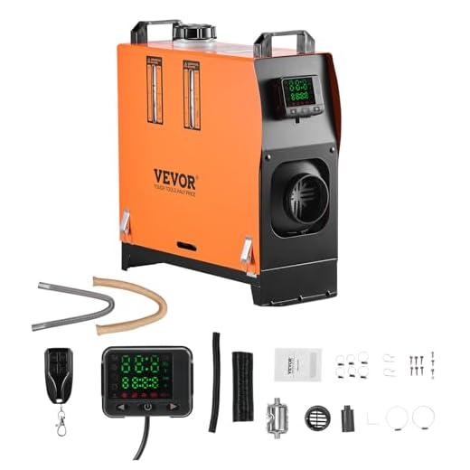 VEVOR 8KW Diesel Heater All in One DC12-24V Fast Heating Diesel Air Heater