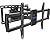 MOUNTUP Heavy Duty TV Wall Mount for 47-90 inch Large TVs, Holds 200 lbs, Full Motion TV Mount with Articulating Extension, Swivel & Tilt, Preassembled, Max VESA 800x400mm, Fits 16-24" Studs, MU0015