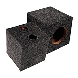 Boîtier de caisson de basses DIY - fournit une rapide et améliore la des basses de votre système audio de voiture, boîtier de caisson de basses universel