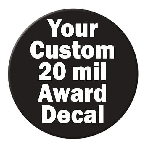 Pro-Tuff Decals Custom Award Decals Upload Artwork 100 Decals