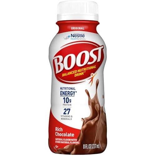 BOOST Original Nutritional Shake, Ready to Drink, Rich Chocolate, 24 Pack